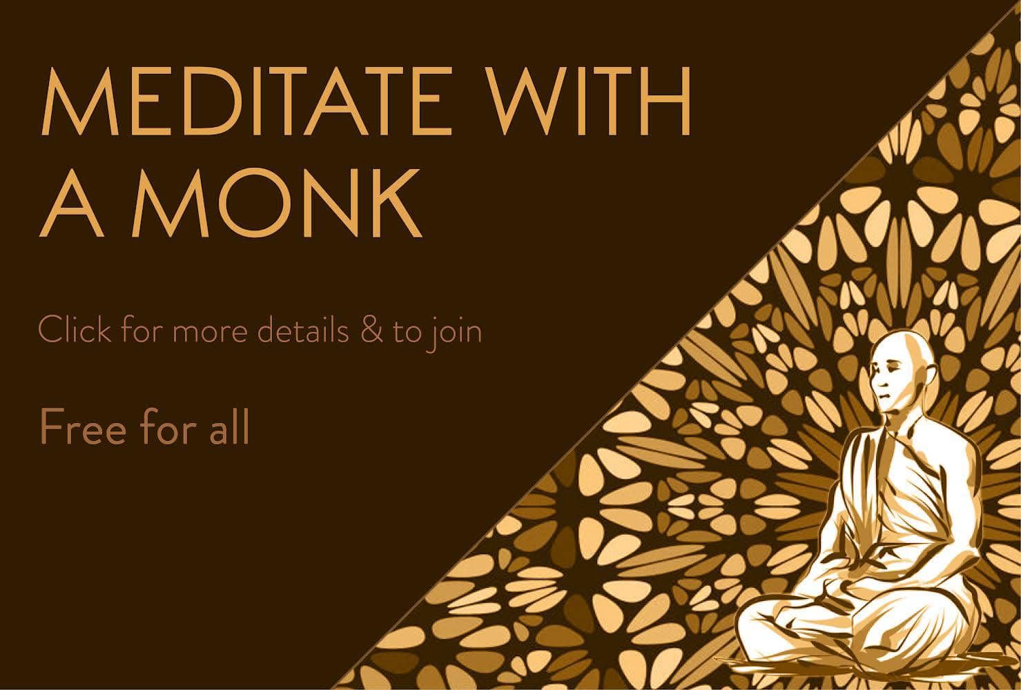Meditate With A Monk in Irvine