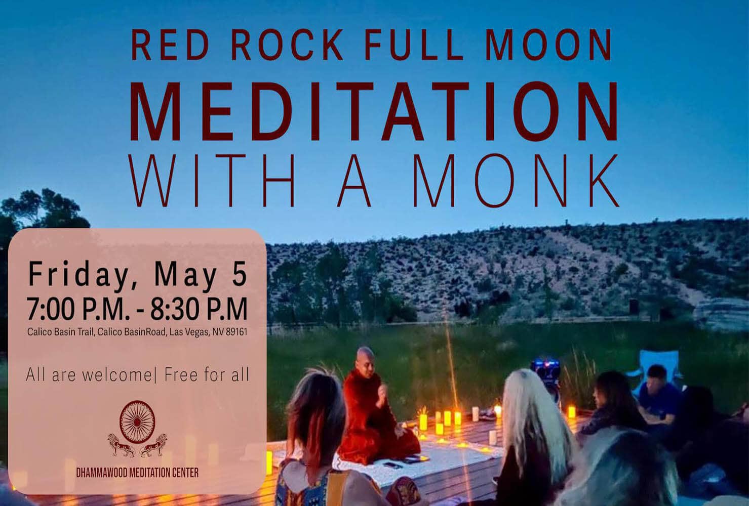 Red Rock Full Moon Meditation Event