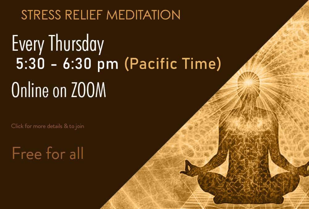 Stress Relief Meditation With A Monk. This is an online meditation program conducted by Buddhist Monk of Buddha Meditation Center of Maryland.
